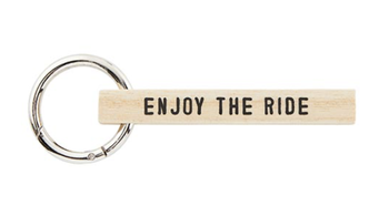 Enjoy The Ride Keychain